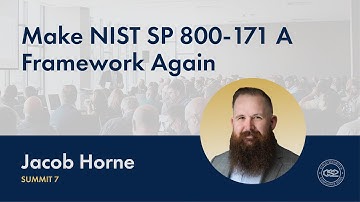 Make NIST SP 800-171 A Framework Again