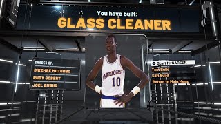 NBA 2K22 MANUTE BOL BUILD IS A SHOT BLOCKING MACHINE - SHOOT 3S - MAX HEIGHT/WINGSPAN DEFENDER