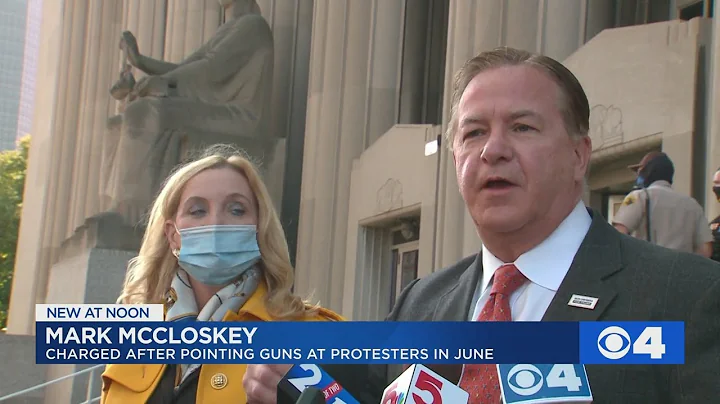 Mark and Patricia McCloskey appear in court and ex...