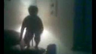 little kid front flips off my couch