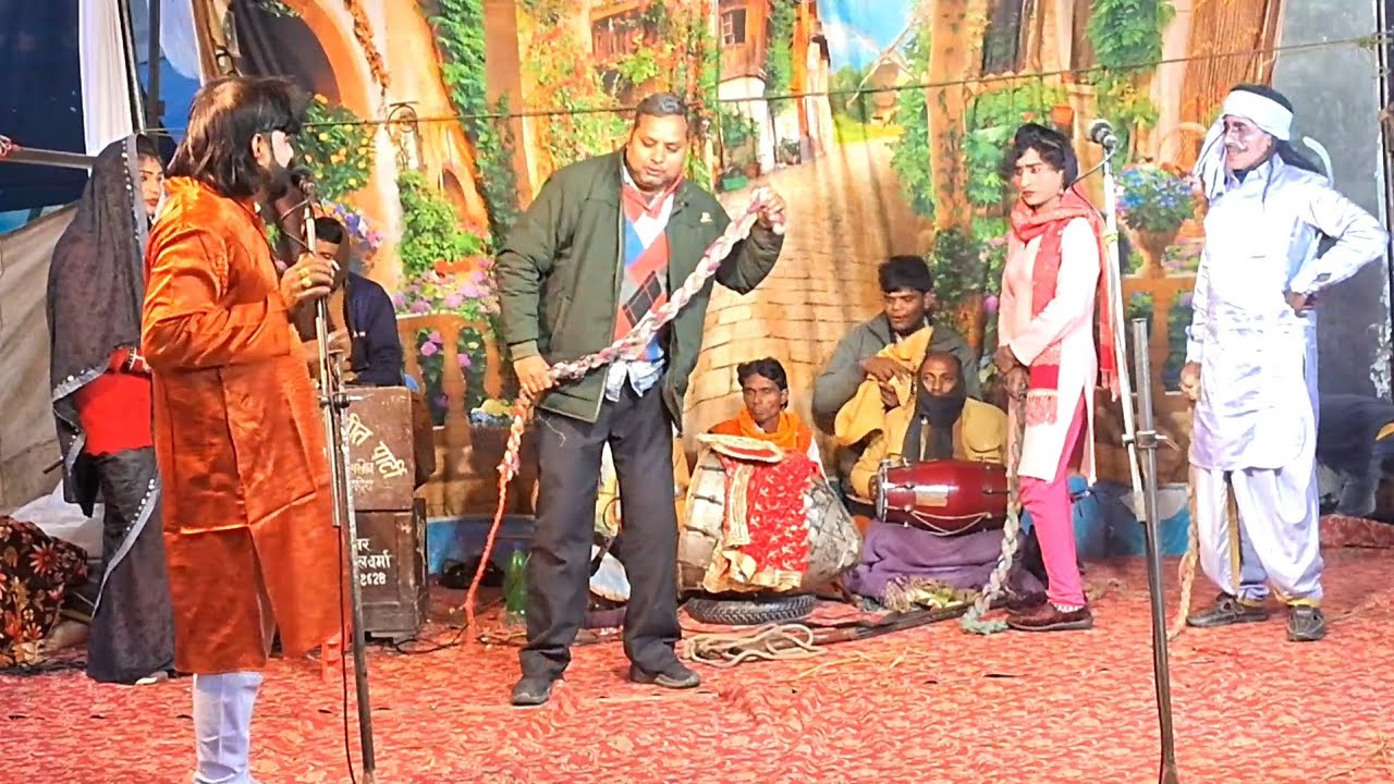 पीर मोहम्मद कॉमेडियन ने वीरेन खलनायक को ऐसा मारा मार की याद रखेंगे देखिए मोहम्मद इदरीश की नौटंकी 