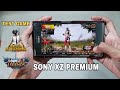 TEST GAME PUBG DAN MOBILE LEGEND ON SONY XZ PREMIUM