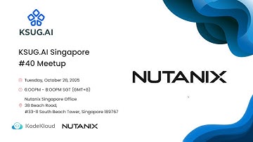 KSUG.AI Singapore #40 Meetup - 28th October 2025