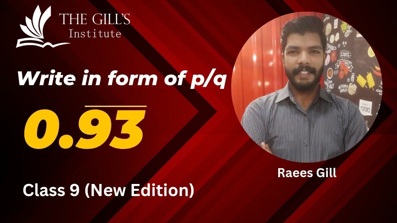 The Secret to Writing Recurring Decimals as p/q