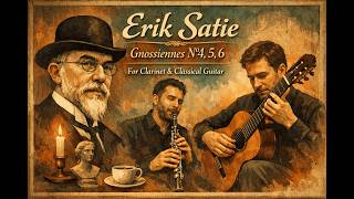 Erik Satie - Gnossiennes Nº4, 5, 6. For Clarinet and Classical Guitar.