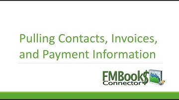 FM Books Connector: Pulling Contacts, Invoice, and Balances