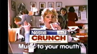 Nestlé Crunch The Secretarial Jingle Vintage Ad In Action 1983