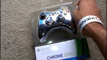 Xbox 360 Silver Chrome Series Controller Unboxing!