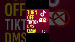 how to turn off tiktok direct message
