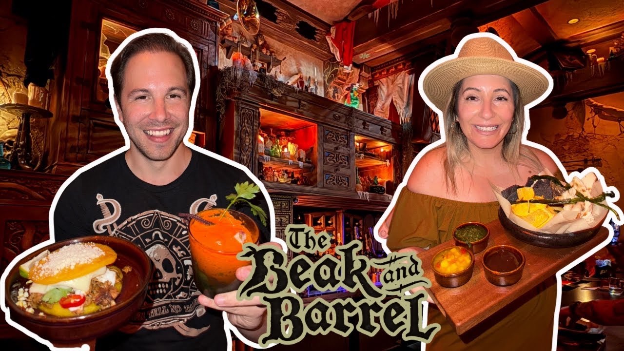 Magic Kingdom's NEW Pirate Themed Lounge! The Beak and Barrel Review