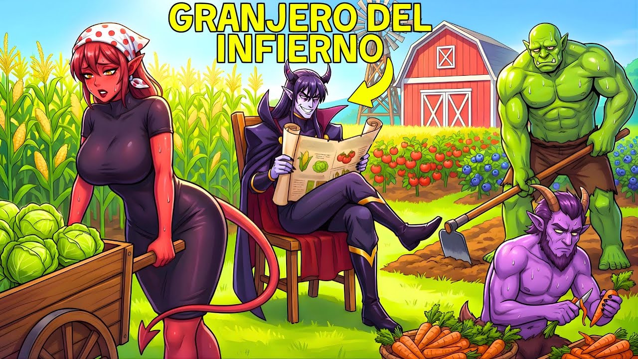 Cuando El Señor Del Infierno Se Volvió Granjero Para Farmear Recursos Infinitos | Resumen de Manhwa