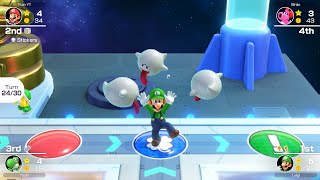 Mario Party Superstars - Mario Vs Luigi Vs Yoshi Vs Birdo - Space Land