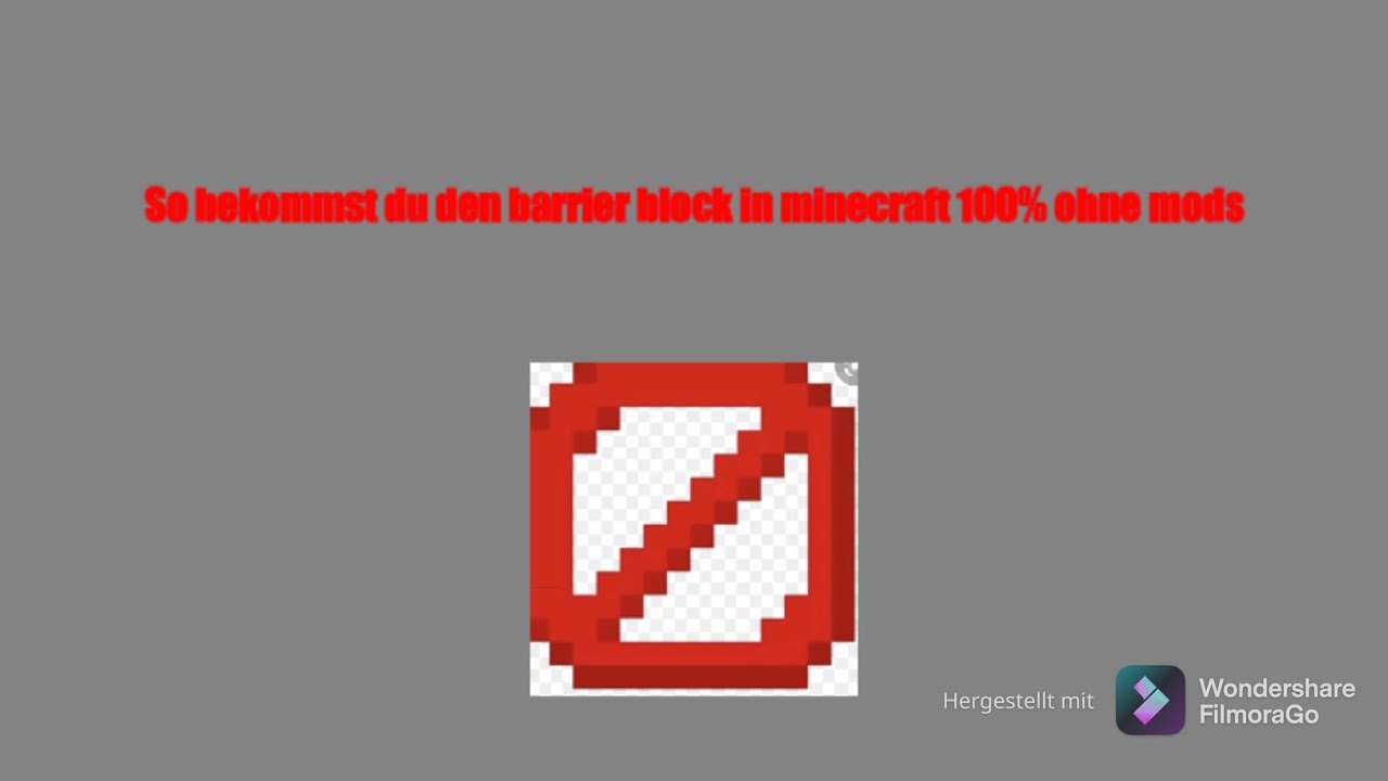 So bekommt man einen barrier block in Minecraft Nintendo switch YouTube