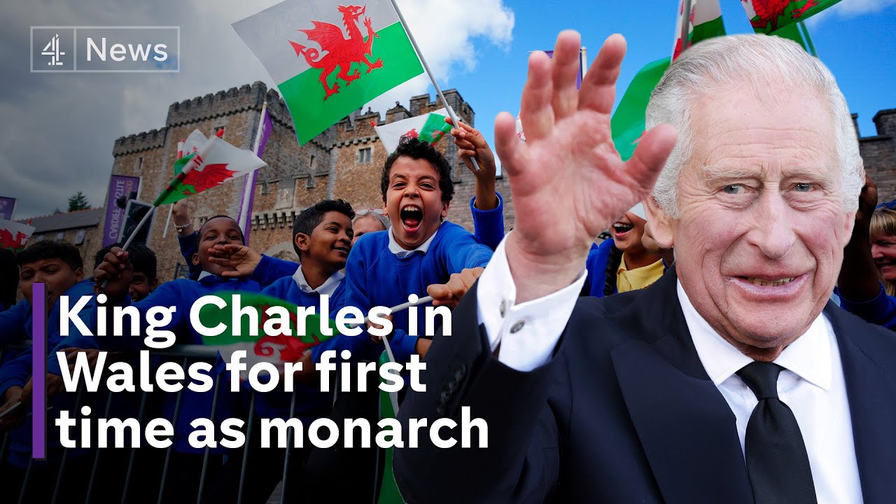 King Charles visits Wales on the last stop of his week-long tour