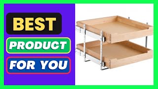 2 Tier Pull Out Cabinet Organizer Soft Close Slide Out Wood Drawer 20"W x 21"D screenshot 5