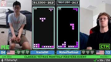"KILLSCREEN" Fractal, Myles | Rd 1 | Classic Tetris Monthly Masters