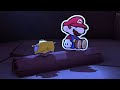 Mario shows emotions after bobbys death  paper mario the origami king