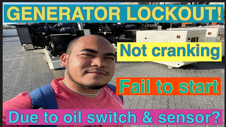 Solving Generator Lockout and Crank Failure: Oil Switch & Sensor Fix