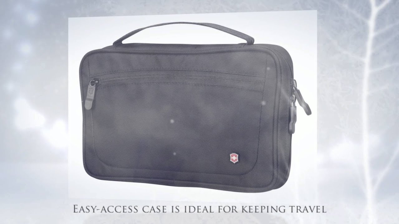 Victorinox Slimline Toiletry Kit BiFold Essentials Case YouTube