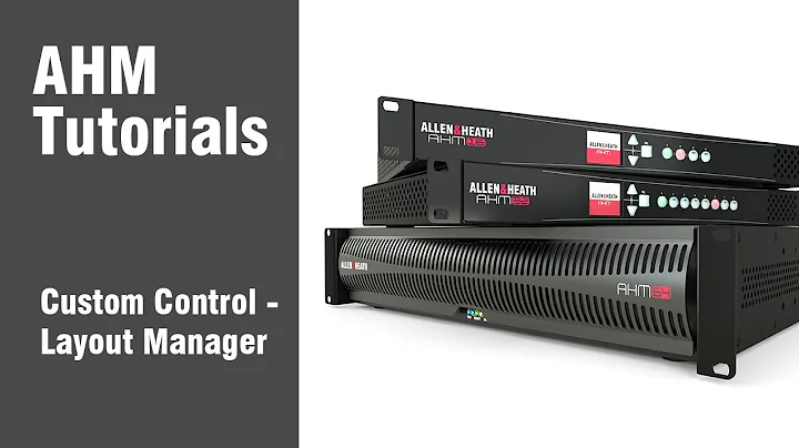 AHM System Manager -  Custom Control  - Layout Manager