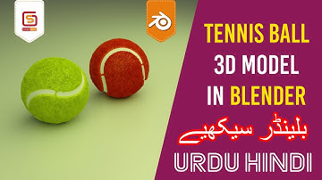 Modeling Tennis Ball in Blender 3D | Graph Skill Tutorial in Urdu Hindi 2023