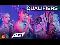 Brass band MOS delivers an EPIC performance of &quot;Sax&quot; by Fleur East | Qualifiers | AGT 2023