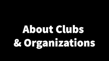 Basic Information for Club Leaders