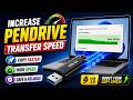 🚀 How to Increase Pendrive Transfer Speed | Copy Files Faster in Windows