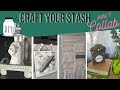 Craft Your Stash Collab 😄 how to make home decor #dollartreediy