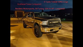 EcoDiesel Tunes Compared! MRTUNING, SFT, GDE AND Reckless Motorsports. Part 1: MPG Test!