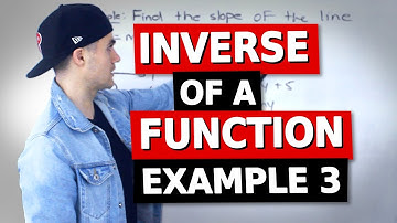 MCR3U (Grade 11 Functions) - Inverse of a Function Example 3