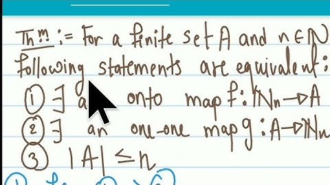 Theorem on finite set. Preliminary Counting(SYBSc)