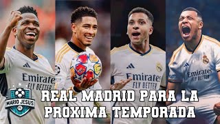 Alineacion del Real Madrid para la proxima temporada