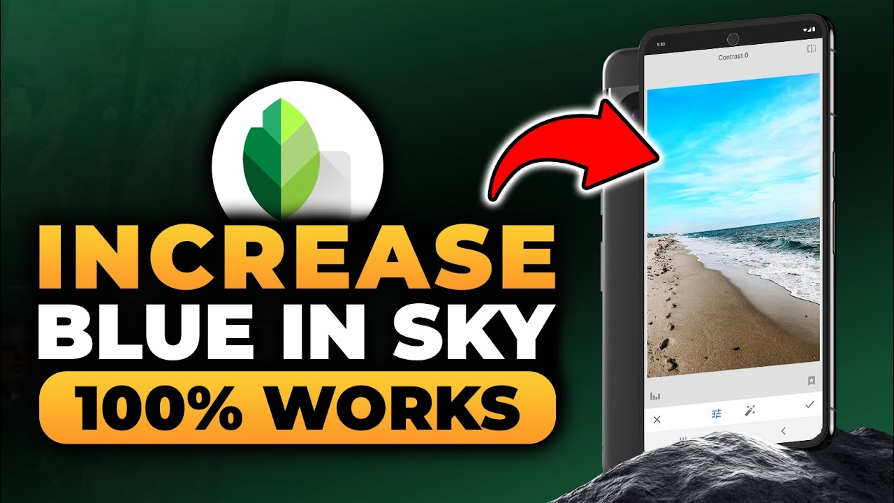 How To Increase Blue in Sky in Snapseed (FAST & EASY) | 100% WORKS | NO Yapping, To The Point!