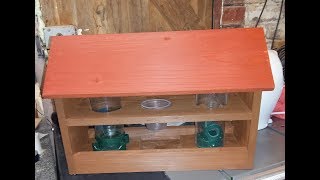 how to make a bird feeding station in this video I show you how to make a bird feeding station I made this using pine wood I first ...