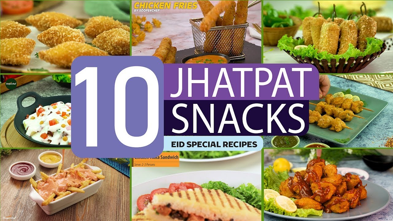 Jhatpat Eid Snacks Recipes By SooperChef | Easy and Quick Snacks Recipes | Eid Special Recipes