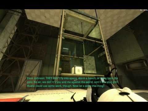 Portal 2 Walkthrough: Chapter 6: Alpha Enrichment Sphere 03 & Pump Station Beta (Let's Play, 1080p)