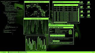 Tela de hacker, simulator (simulador de hacker)