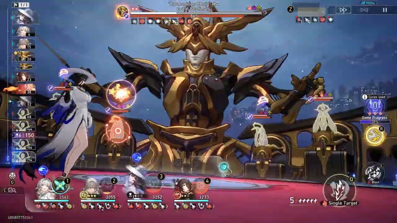 6-Cost Firefly 0-Cycle AA Sunday No Limited Eidolons | HSR 3.8