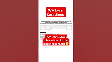 O/A Level Exam Date Sheet For January 2025 #olevelcompletecourse #olevelcourse #examdate