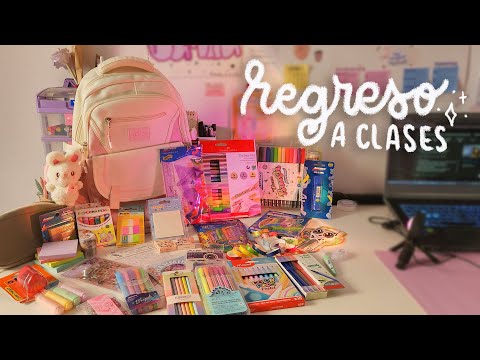 ✨ Compras para el regreso a clases | mochila, plumones, papelería 📖✨ + Sorteo 🎁