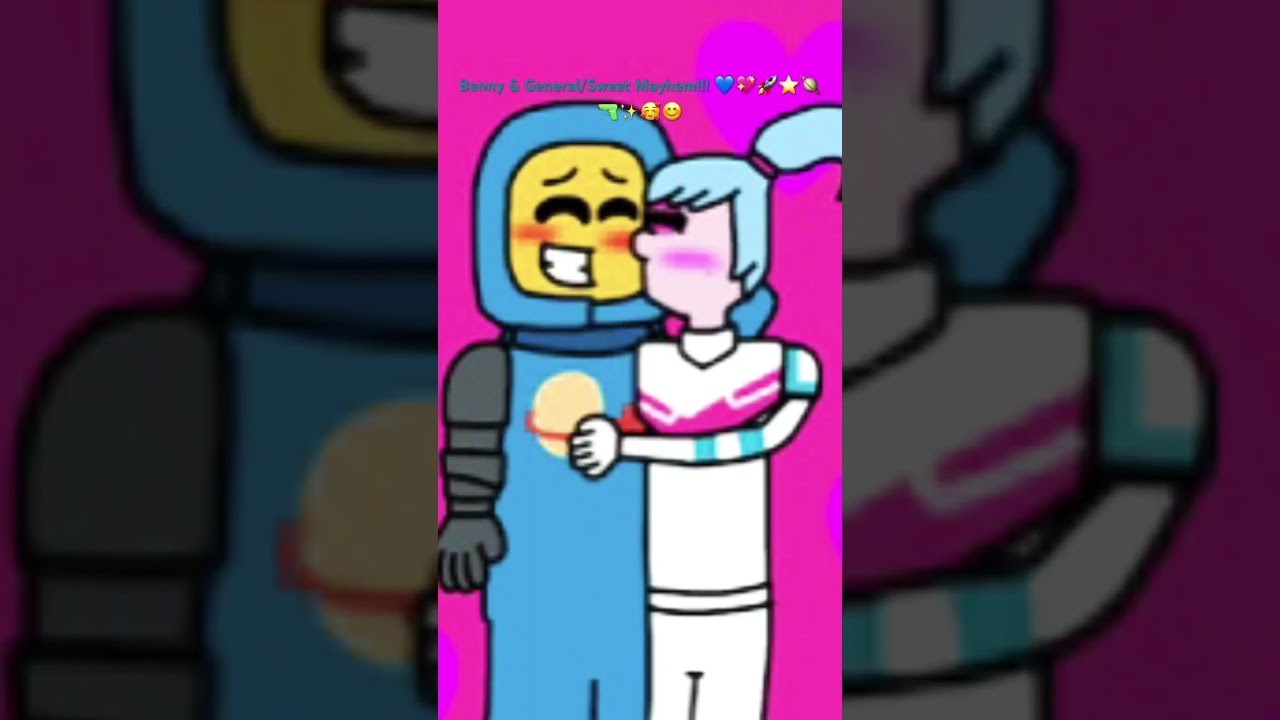 Benny & General/Sweet Mayhem (Shooting Star) #music #thelegomovie2 #song 💙💖🚀🔫🪐⭐️✨🌠🥰