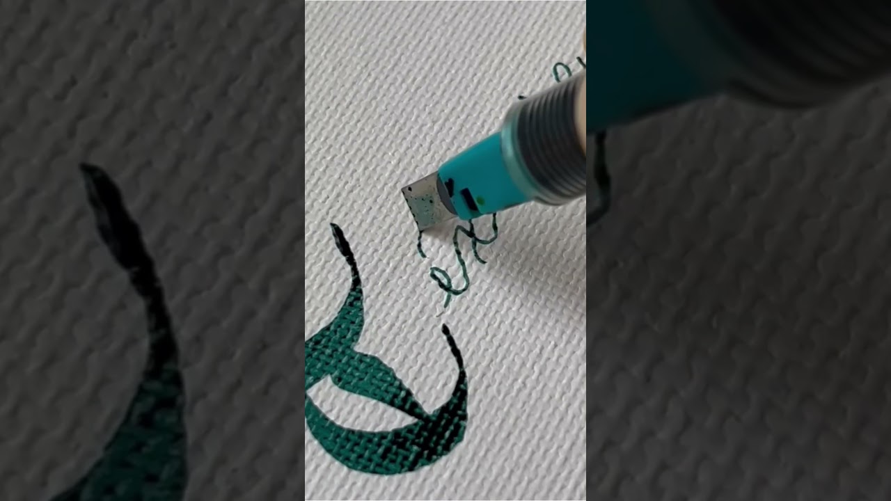 Writing on 100% Cotton Canvas