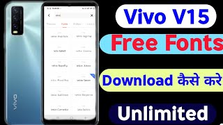 How To Use Vivo V15 Free Font ||  Vivo V15 Download Free Font || I Theme screenshot 5