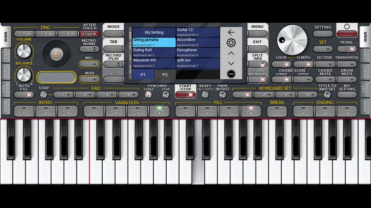 TES DANGDUT YAMAHA PSR S || SAMPLING @LEX || ORG2026