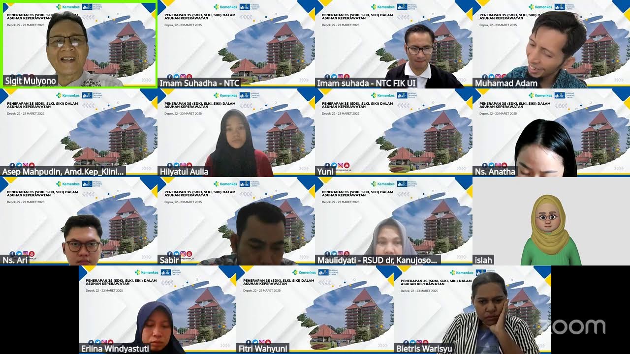 Workshop Penerapan 3S (SDKI SLKI, SIKI) Dalam Asuhan Keperawatan