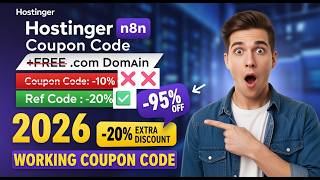 Hostinger Coupon Code N8N 2026 &amp; Free Domain