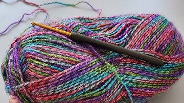 This crochet stitch is a work of art! 👌 Just 2 rows / So easy and so beautiful! Crochet