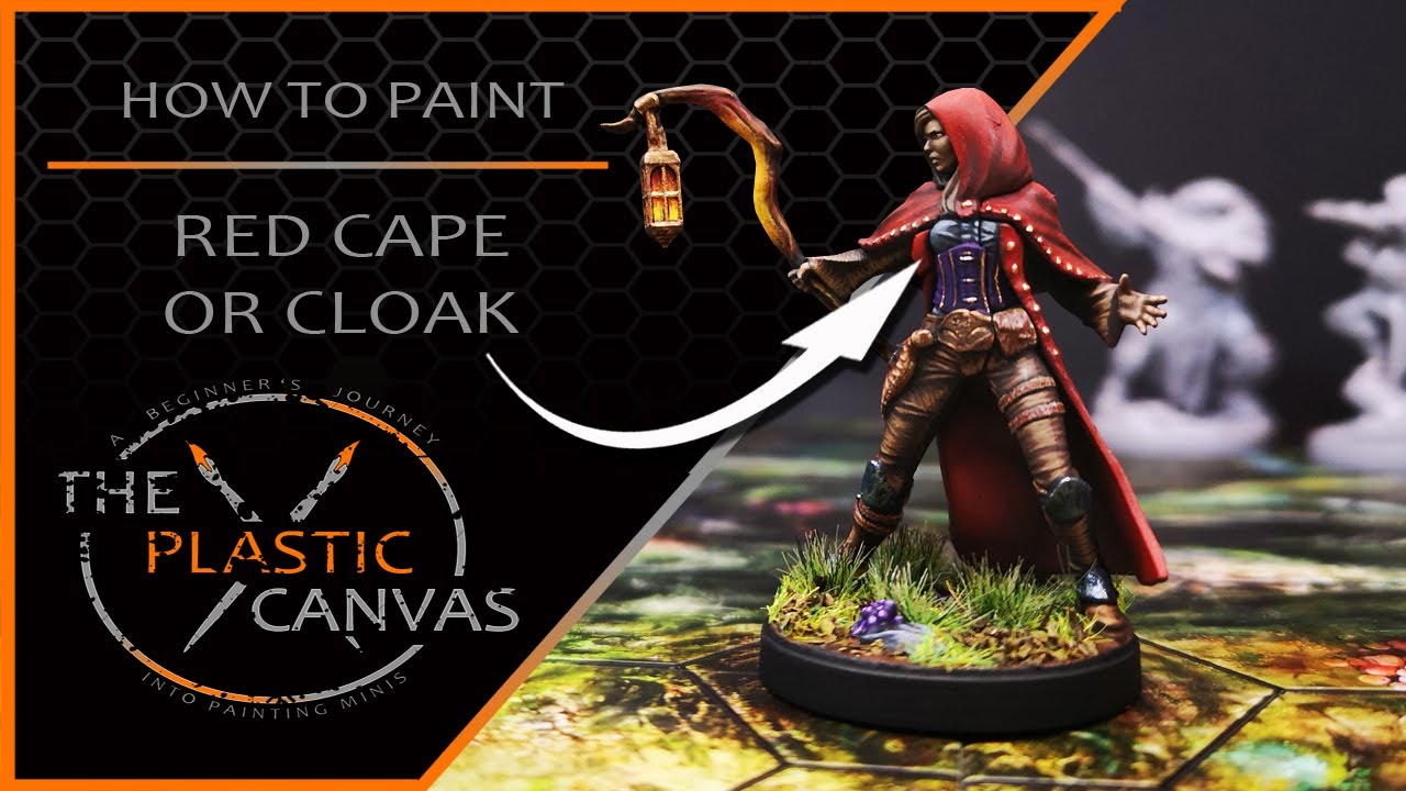 Как нарисовать красный плащ или накидку