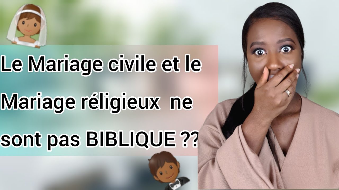 Ep N°1 : Mariage civil et religieux ne sont pas BIBLIQUE ?!